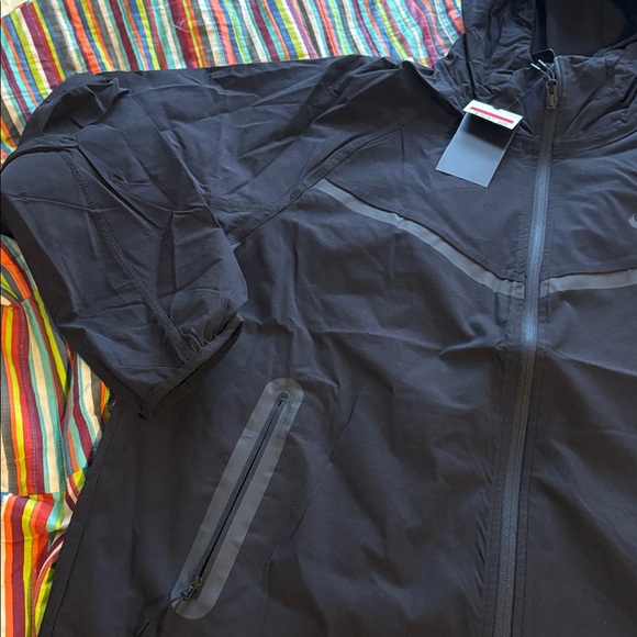Nike Sportswear Tech Pack Windrunner Jacket /hood Black size large oversized - Picture 4 of 10